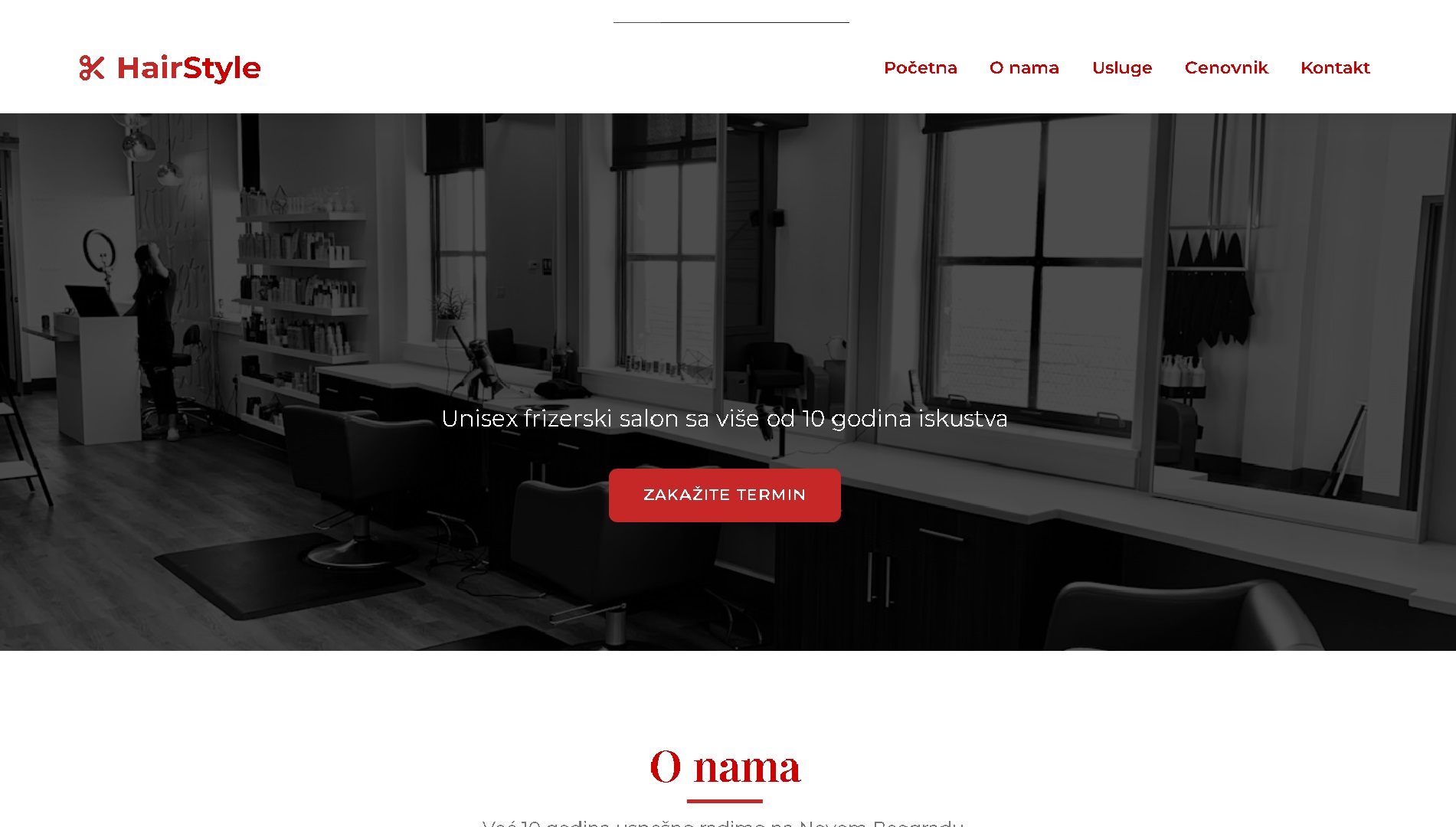 Frizerski salon "HairStyle""